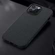 Kép 5/17 - Nillkin Synthetic Fiber Carbon case cover for iPhone 13 Pro black