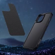 Kép 8/17 - Nillkin Synthetic Fiber Carbon case cover for iPhone 13 Pro black