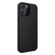 Kép 13/17 - Nillkin Synthetic Fiber Carbon case cover for iPhone 13 Pro Max black