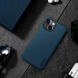 Kép 4/12 - Nillkin Super Frosted Shield Case + kickstand for iPhone 13 mini blue