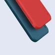 Kép 11/12 - Nillkin Super Frosted Shield Case + kickstand for iPhone 13 mini blue