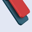 Kép 11/12 - Nillkin Super Frosted Shield Case + kickstand for iPhone 13 black