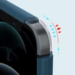 Kép 9/12 - Nillkin Super Frosted Shield Case + kickstand for iPhone 13 Pro blue