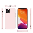 Kép 6/7 - Silicone Case Soft Flexible Rubber Cover for iPhone 13 Pro Max pink