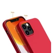 Kép 4/7 - Silicone Case Soft Flexible Rubber Cover for iPhone 13 Pro Max red
