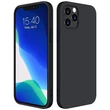 Kép 1/7 - Silicone Case Soft Flexible Rubber Cover for iPhone 13 mini black