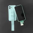 Kép 3/18 - Rope case gel case with a chain lanyard bag lanyard iPhone 11 Pro Max dark green