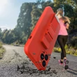 Kép 18/19 - Rope case gel case with a chain lanyard bag lanyard iPhone 13 red
