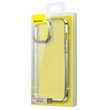 Kép 9/14 - Baseus Glitter Case transparent cover iPhone 13 silver (ARMC000312)