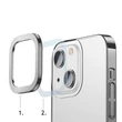 Kép 13/14 - Baseus Glitter Case transparent cover iPhone 13 silver (ARMC000312)