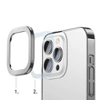 Kép 13/14 - Baseus Glitter Case transparent cover iPhone 13 Pro silver (ARMC000412)