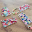 Kép 9/9 - Color Chain Case gel flexible elastic case cover with a chain pendant for Samsung Galaxy A22 4G multicolour  (1)