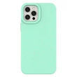 Kép 1/9 - Eco Case Case for iPhone 12 Pro Silicone Cover Phone Shell Mint
