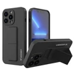 Kép 1/12 - Wozinsky Kickstand Case iPhone 13 mini silicone case with stand black