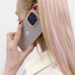 Kép 6/14 - Kingxbar Plain Series case cover for iPhone 13 Pro silicone case purple