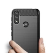 Kép 2/6 - Carbon Case Flexible Cover Sleeve Motorola Moto E7i Power black