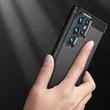 Kép 5/9 - Carbon Case Flexible TPU cover for Samsung Galaxy S22 Ultra black
