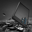 Kép 7/9 - Carbon Case Flexible TPU cover for Samsung Galaxy S22 Ultra black