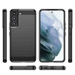 Kép 2/9 - Carbon Case Flexible TPU Cover for Samsung Galaxy S22 + (S22 Plus) black
