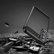 Kép 9/9 - Carbon Case Flexible TPU Cover for Samsung Galaxy S22 + (S22 Plus) black