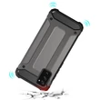 Kép 7/7 - Hybrid Armor Case Tough Rugged Cover for Samsung Galaxy A03s black