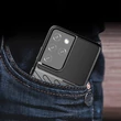 Kép 10/12 - Thunder Case flexible armored cover for Samsung Galaxy S22 Ultra blue