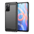 Kép 1/9 - Carbon Case Flexible Cover Sleeve for Xiaomi Redmi Note 11 black