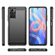 Kép 8/9 - Carbon Case Flexible Cover Sleeve for Xiaomi Redmi Note 11 black