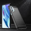 Kép 5/9 - Carbon Case Flexible Cover Sleeve Motorola Moto G51 5G black