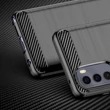 Kép 2/9 - Carbon Case flexible cover for Motorola Moto G Stylus 2022 black