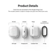 Kép 6/12 - Ringke Hinge Case for AirPods 3 Cover Earphone Case Transparent (EC59094RS)