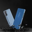 Kép 8/8 - Clear View Case flip cover for Samsung Galaxy S22 blue