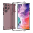 Kép 2/10 - Wozinsky Anti Shock Armored Case for Samsung Galaxy S22 Ultra transparent