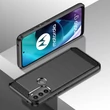 Kép 5/8 - Carbon Case Flexible Cover Sleeve Motorola Moto G71 5G black