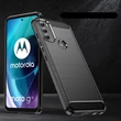 Kép 6/8 - Carbon Case Flexible Cover Sleeve Motorola Moto G71 5G black