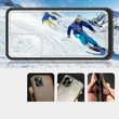 Kép 3/7 - Clear 3in1 Case for Samsung Galaxy A13 5G Frame Gel Cover Black