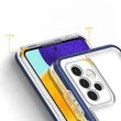 Kép 4/7 - Clear 3in1 Case for Samsung Galaxy A13 5G Frame Gel Cover Blue