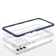 Kép 5/7 - Clear 3in1 Case for Samsung Galaxy A33 5G Frame Gel Cover Blue