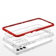 Kép 5/7 - Clear 3in1 Case for Samsung Galaxy A33 5G Frame Gel Cover Red