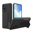Kép 1/14 - Wozinsky Kickstand Case Silicone Stand Cover for Xiaomi Redmi 10 Black