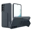 Kép 1/12 - Wozinsky Kickstand Case silicone stand cover for Samsung Galaxy S22 + navy blue