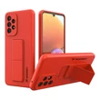 Kép 1/12 - Wozinsky Kickstand Case Silicone Stand Cover for Samsung Galaxy A33 5G Red
