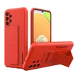 Kép 1/14 - Wozinsky Kickstand Case Silicone Stand Cover for Samsung Galaxy A13 5G Red