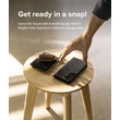 Kép 7/16 - Ringke Folio Signature Flip Leather Case for Samsung Galaxy S22 Black (FSS119R263)