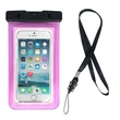 Kép 1/8 - Waterproof phone bag pouch for pool pink