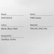 Kép 12/20 - Dux Ducis Fino case cover covered with nylon material OnePlus 10 Pro black