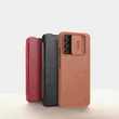 Kép 17/19 - Nillkin Qin leather holster for Samsung Galaxy A73 red