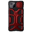 Kép 1/17 - Nillkin Adventruer Case iPhone 13 case armored cover with camera cover red