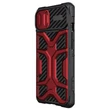 Kép 10/17 - Nillkin Adventruer Case iPhone 13 case armored cover with camera cover red