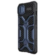 Kép 11/17 - Nillkin Adventruer Case iPhone 13 case armored cover with camera cover blue